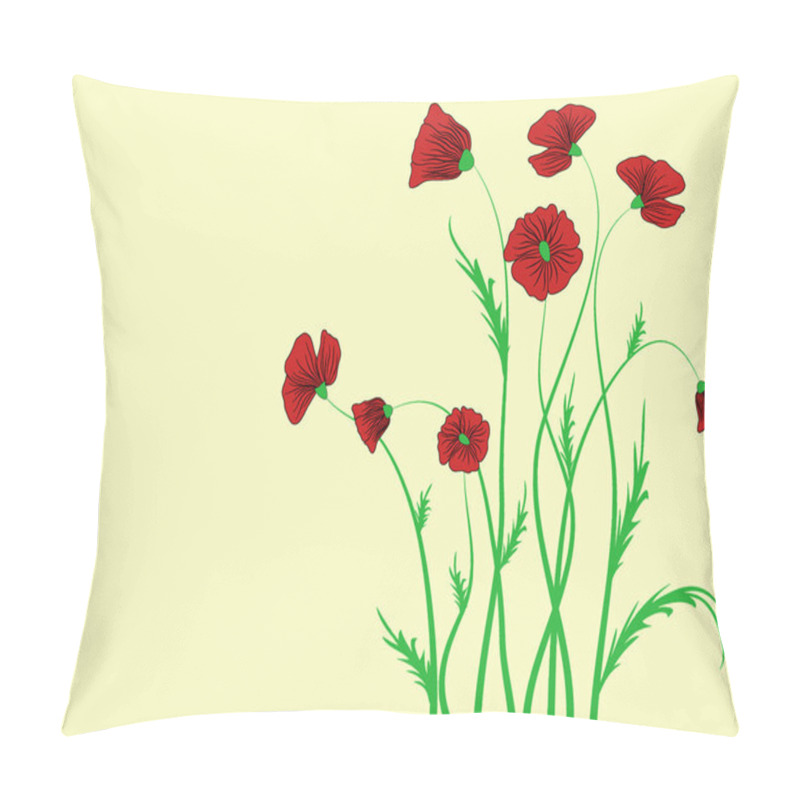 Personality  Poppy Pillow Covers