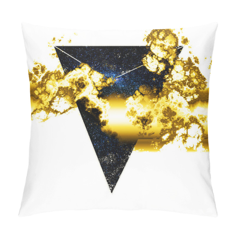 Personality  Triangle Space, Space Abstraction, Dreamy Landscape Pillow Covers