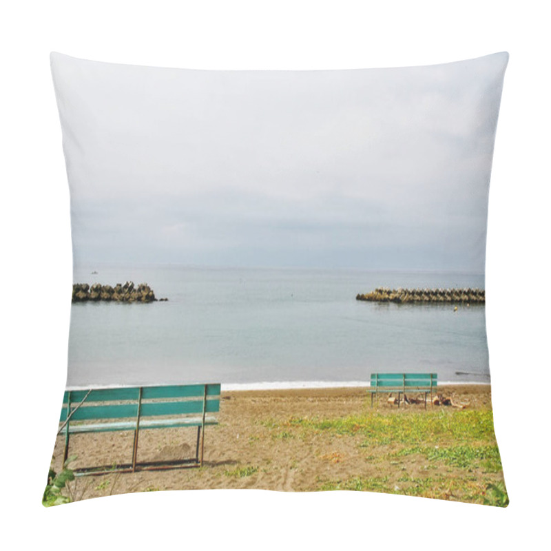 Personality  Lake Toya (Toya-ko), A Volcanic Caldera Lake In Shikotsu-Toya National Park, Abuta District, Iburi Subprefecture, Hokkaido, Japan Pillow Covers