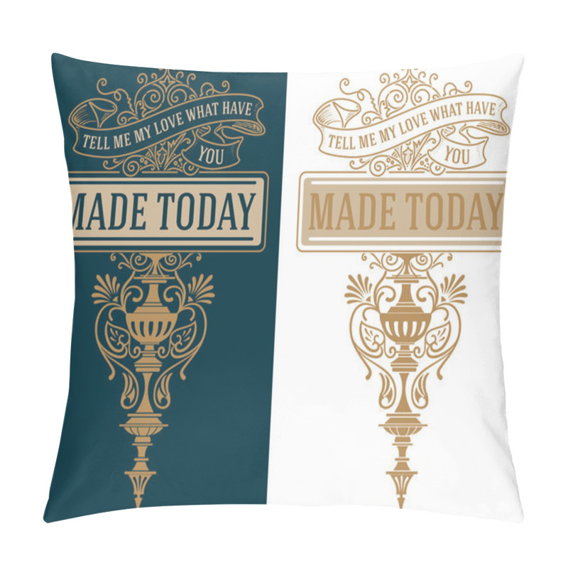 Personality  Premium Quality Insignia. Baroque Ornaments And Floral Details.  Pillow Covers