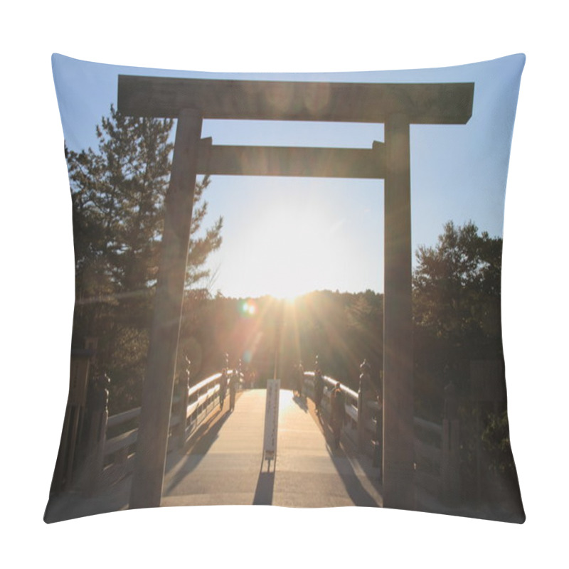 Personality  Uji Bridge Of Ise Shrine In Mie, Japan Pillow Covers