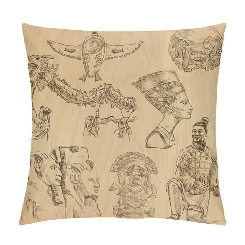 Personality  Native And Old Art Pillow Covers