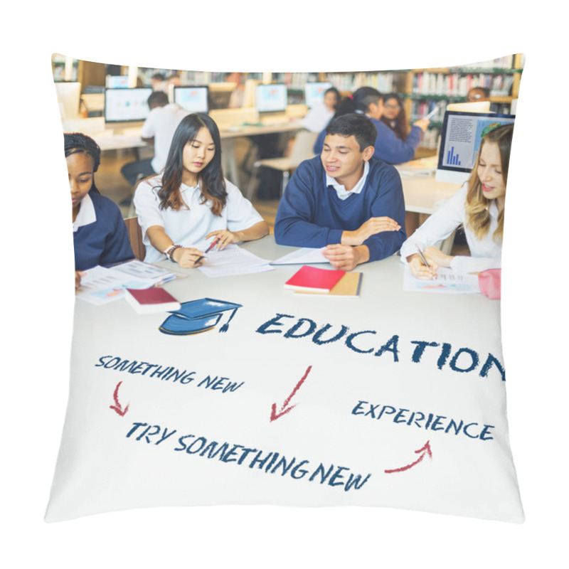 Personality  Diversity Students In Class Pillow Covers