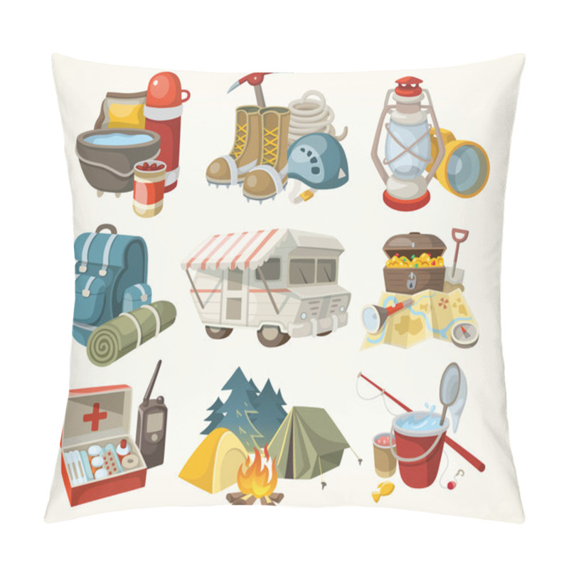 Personality  Set Of Items For Hiking Pillow Covers