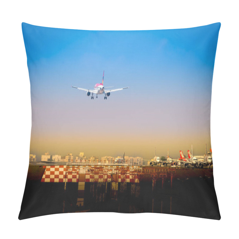 Personality  Sao Paulo, Brazil, Mai 26, 2018: Air Traffic At The Congonhas Airport In Sao Paulo Pillow Covers