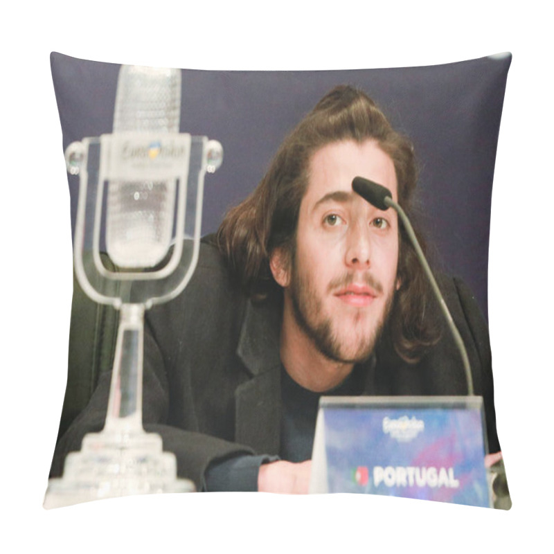 Personality   Salvador Sobral From Portugal Eurovision 2017 Pillow Covers