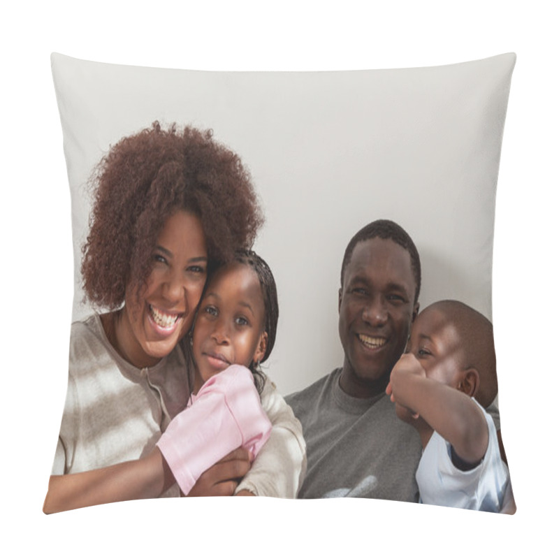 Personality  Black Family In The Bed Pillow Covers