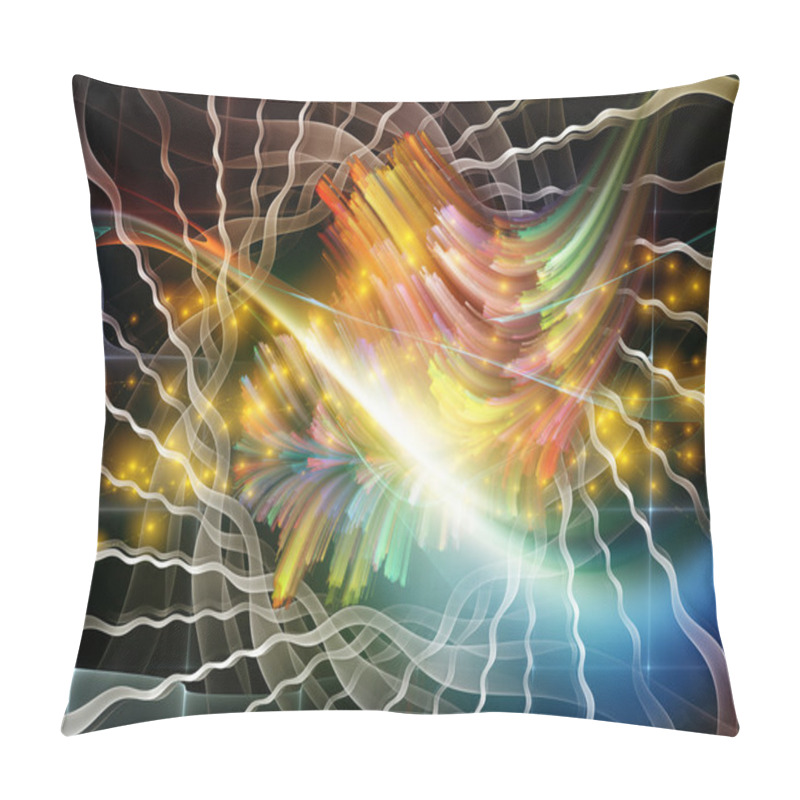 Personality  Elements Of Abstract Visualization Pillow Covers