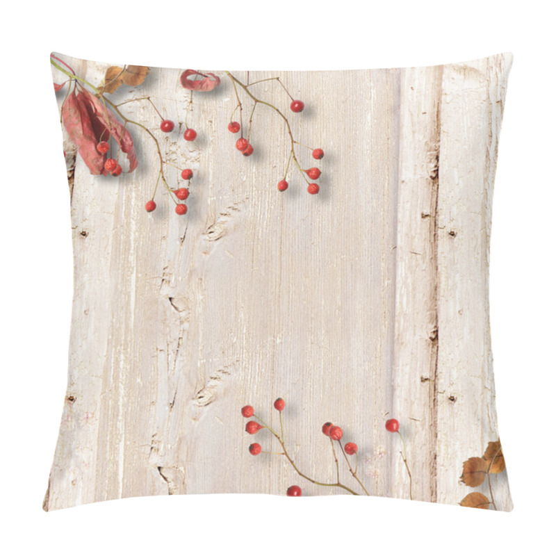 Personality  Background With Mountain Ash Pillow Covers