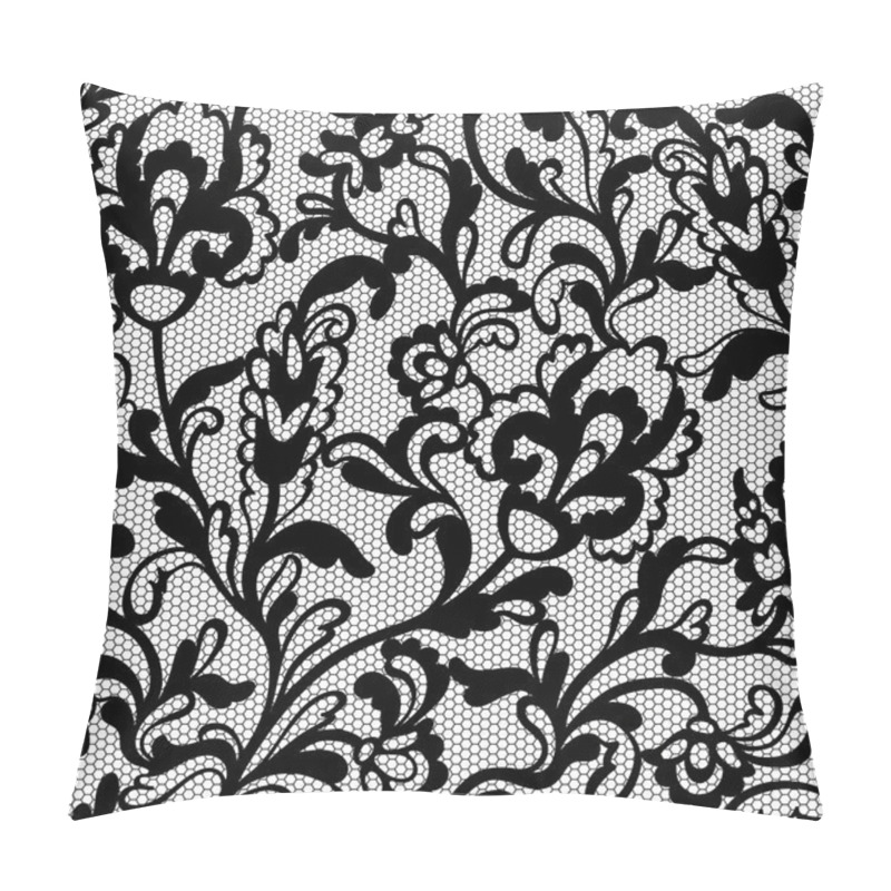 Personality  Seamless Flower Lace Pattern Pillow Covers