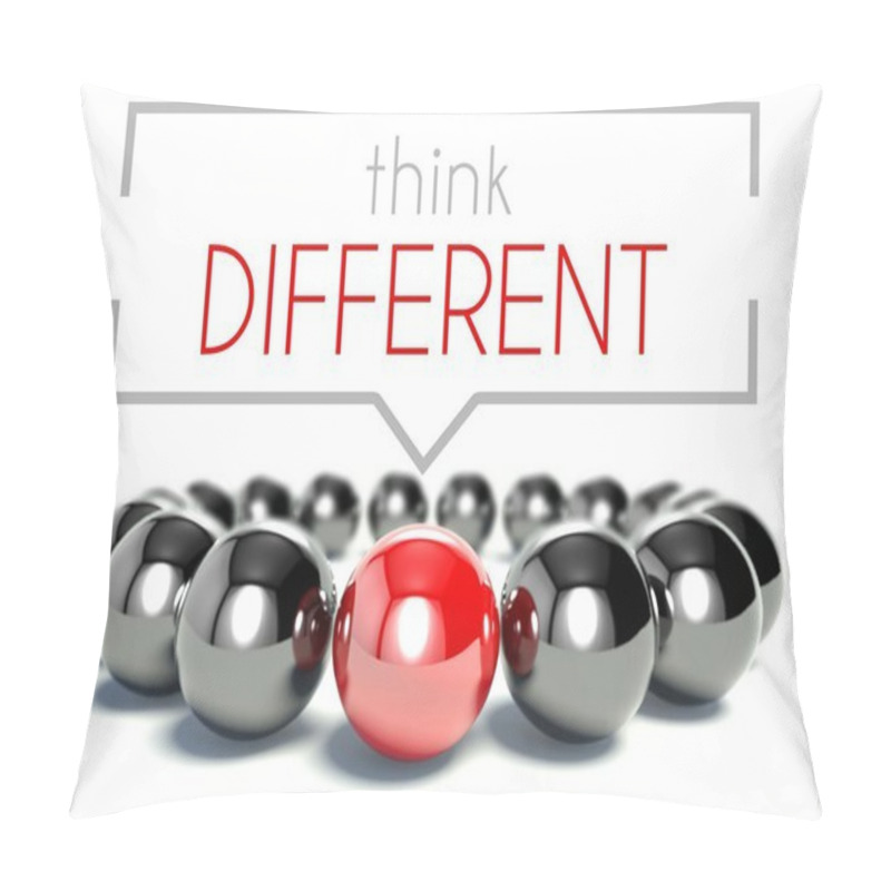 Personality  Think Different, Business Unique Concept Pillow Covers