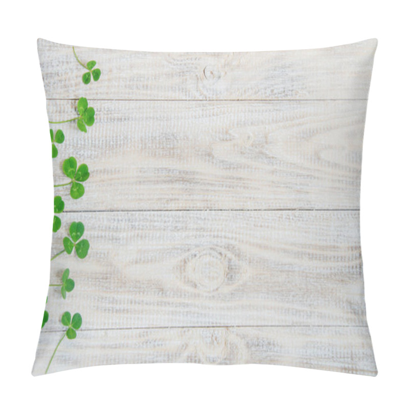 Personality  Clover Leaf. Happy St. Patrick's Day. Selective Focus Nature Pillow Covers