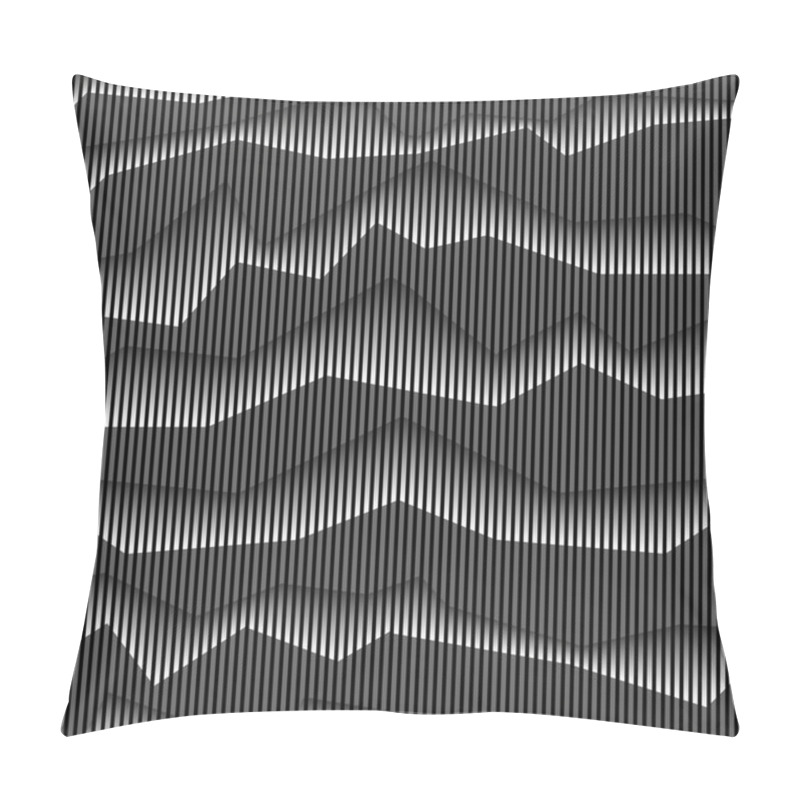 Personality  Abstract Monochrome Striped Background Pillow Covers