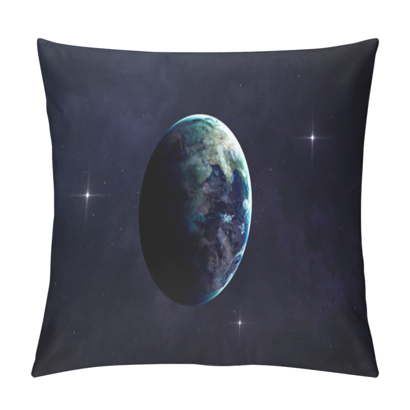 Personality  High Resolution Planet Earth View. The World Globe From Space In A Star Field Showing The Terrain And Clouds. Elements Of This Image Are Furnished By NASA Pillow Covers