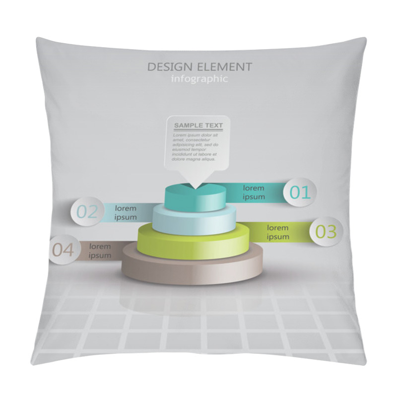 Personality  Minimalistic Design Infographic On Paper Style Pillow Covers