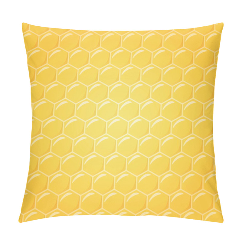 Personality  Honeycomb As Illustration Background, Soft Light Pillow Covers