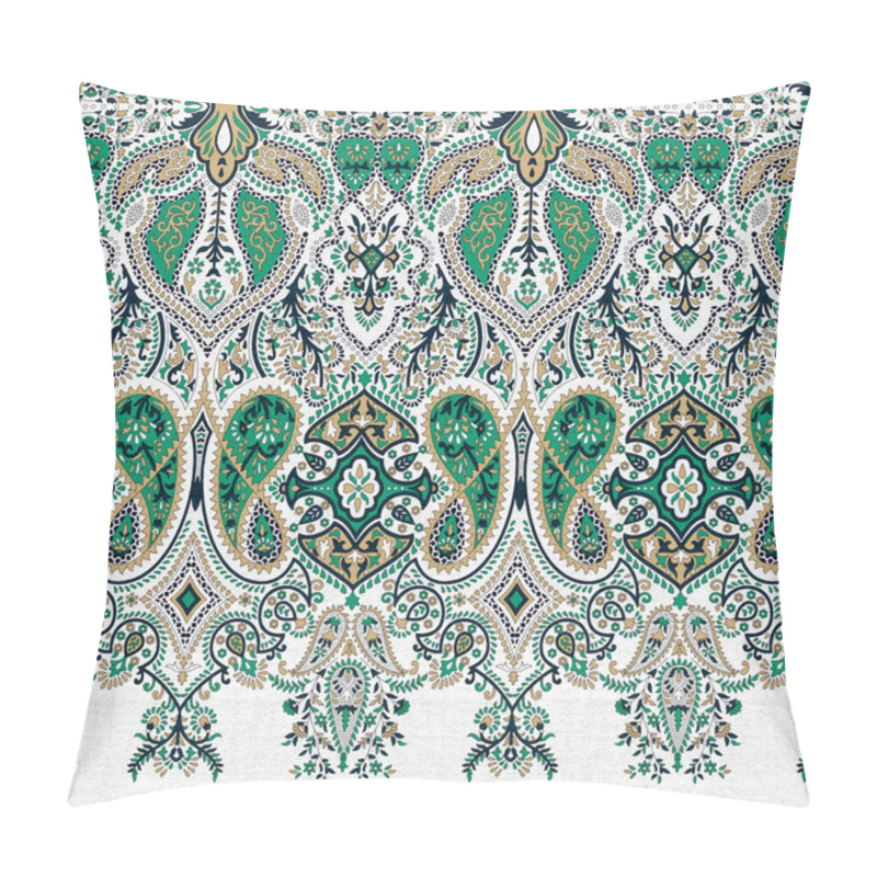 Personality  Seamless Pattern With Paisley Elements Pillow Covers