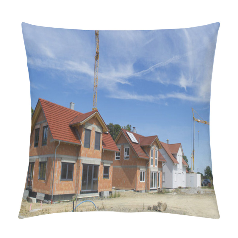 Personality  Residential Buildings In A New Building Area Pillow Covers