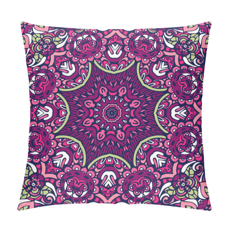 Personality  Indian Floral Paisley Medallion Pattern. Ethnic Mandala Ornament. Pillow Covers