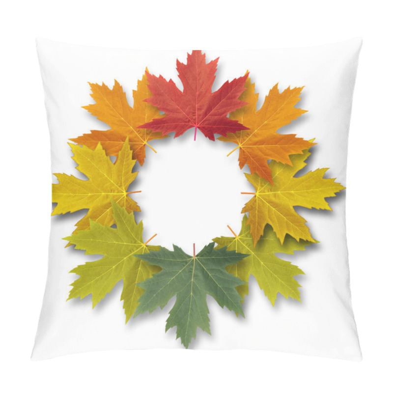 Personality  Autumn-Leaves-Frame Pillow Covers