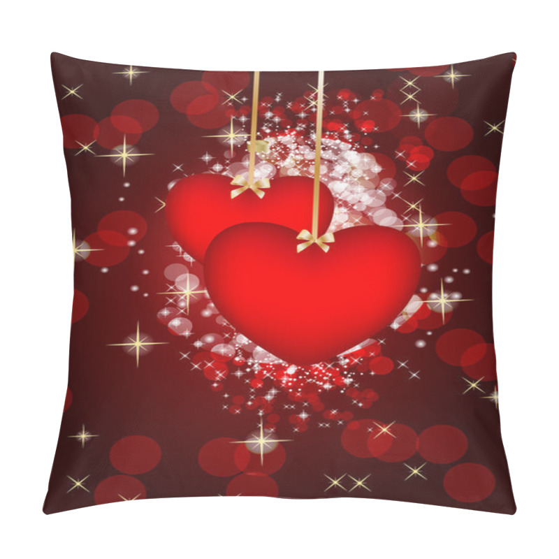 Personality  Valentines Day Card, Vector Illustration Pillow Covers