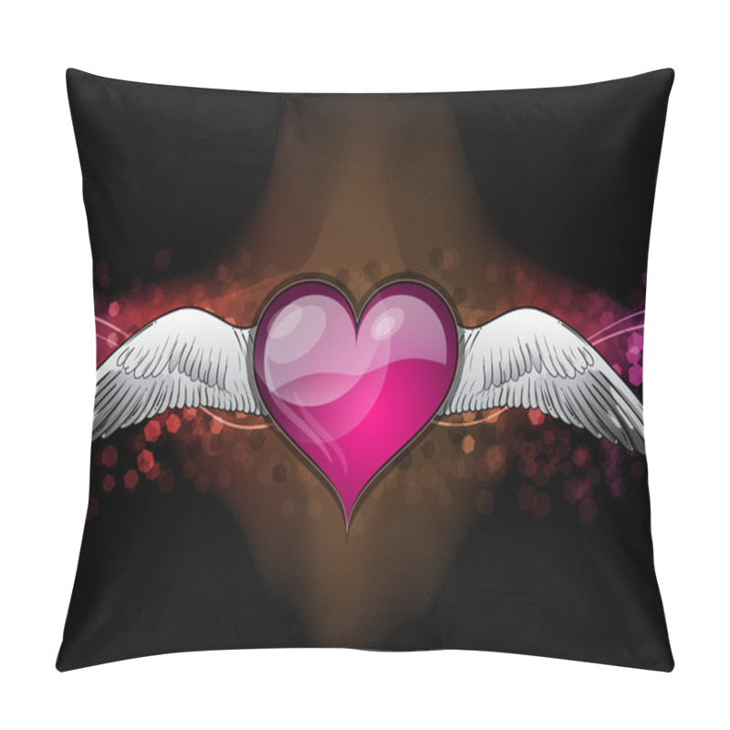 Personality  Heart Dark Pillow Covers