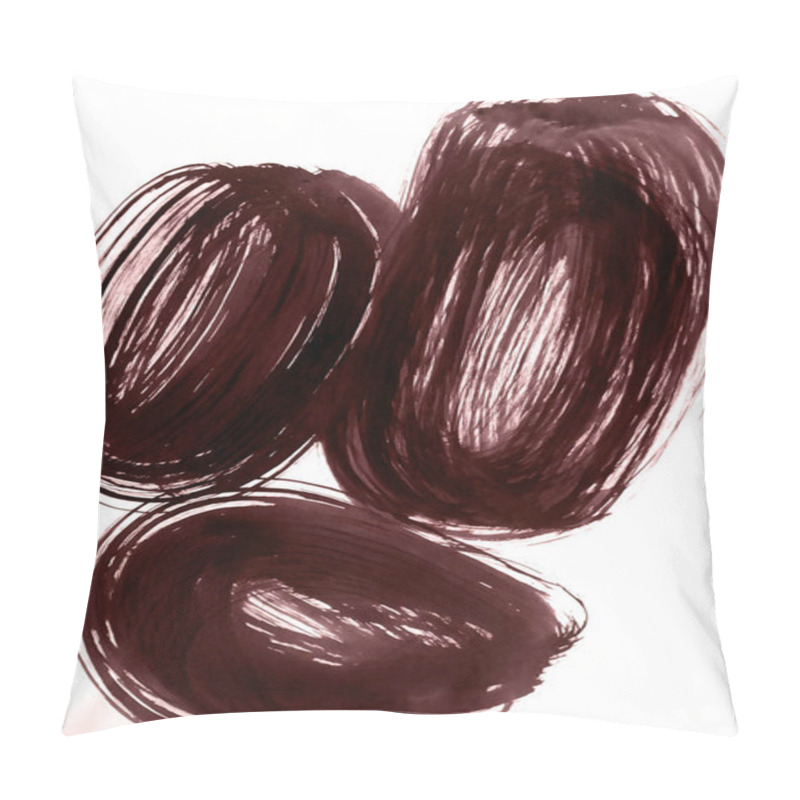 Personality  In An Abstract Style, Three Oval Spot Objects Are Depicted To Create The Image Of A Bee Or A Frightened Face. For Meditation, Energy, Benefit And Relaxation. Pillow Covers