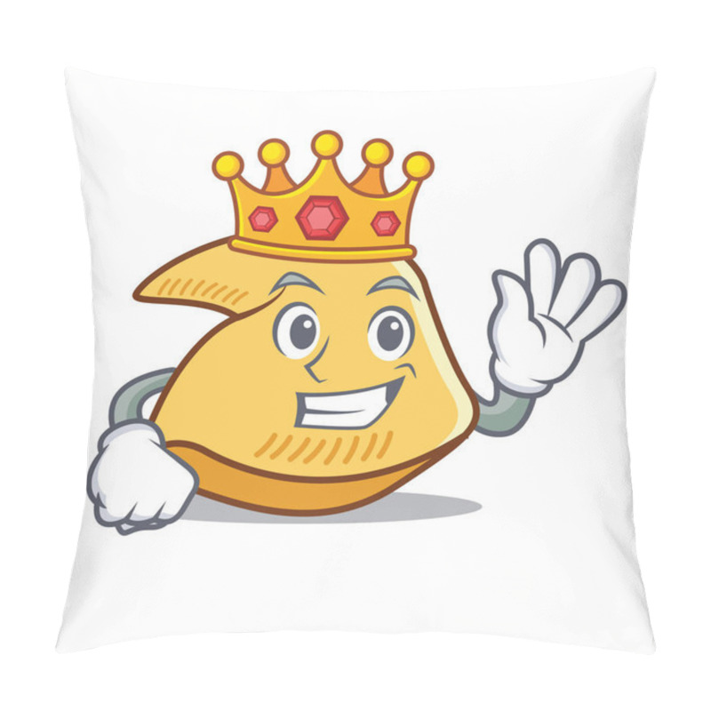 Personality  King Fortune Cookie Mascot Cartoon Pillow Covers