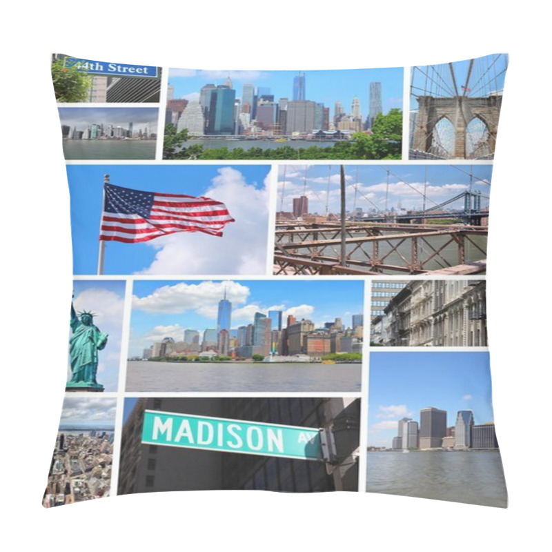 Personality  New York Postcard Pillow Covers