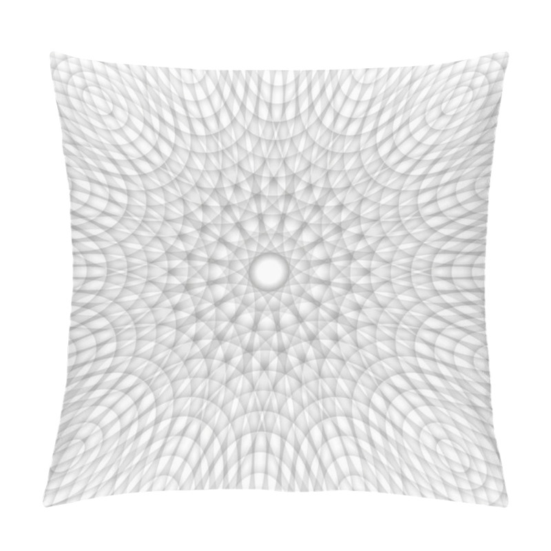 Personality  Monochrome Circular Design Pillow Covers