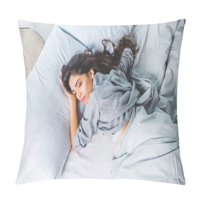 Personality  Girl Sleeping In Bed Pillow Covers