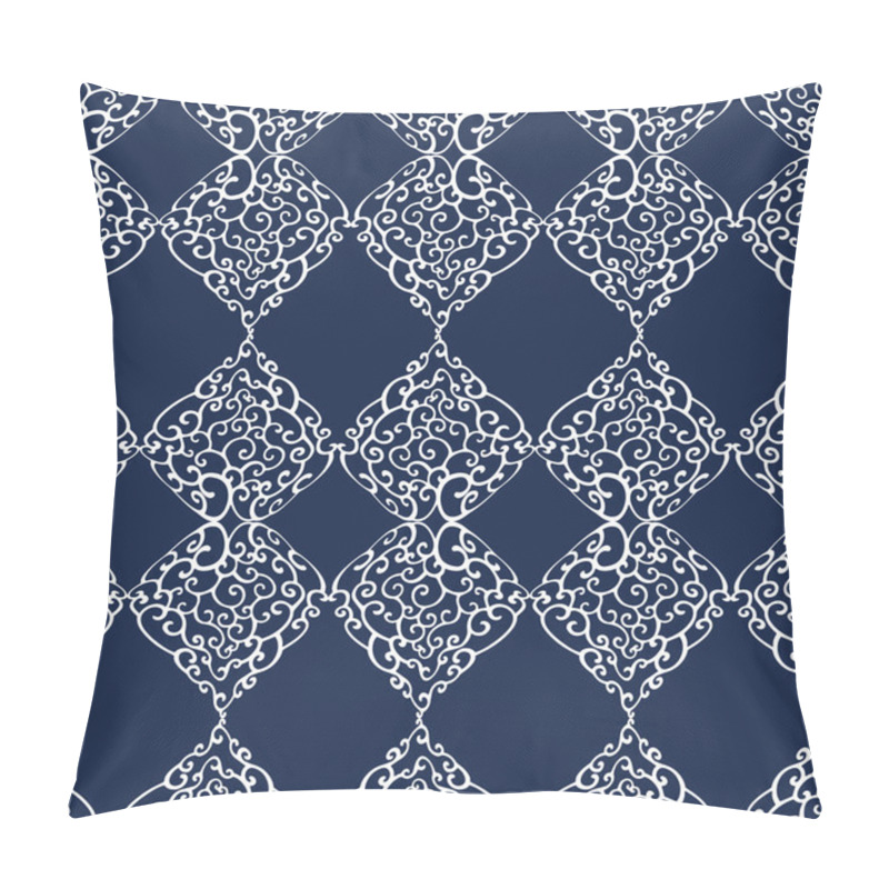 Personality  Seamless Pattern With Abstract Geometric Doodle Ornament Pillow Covers