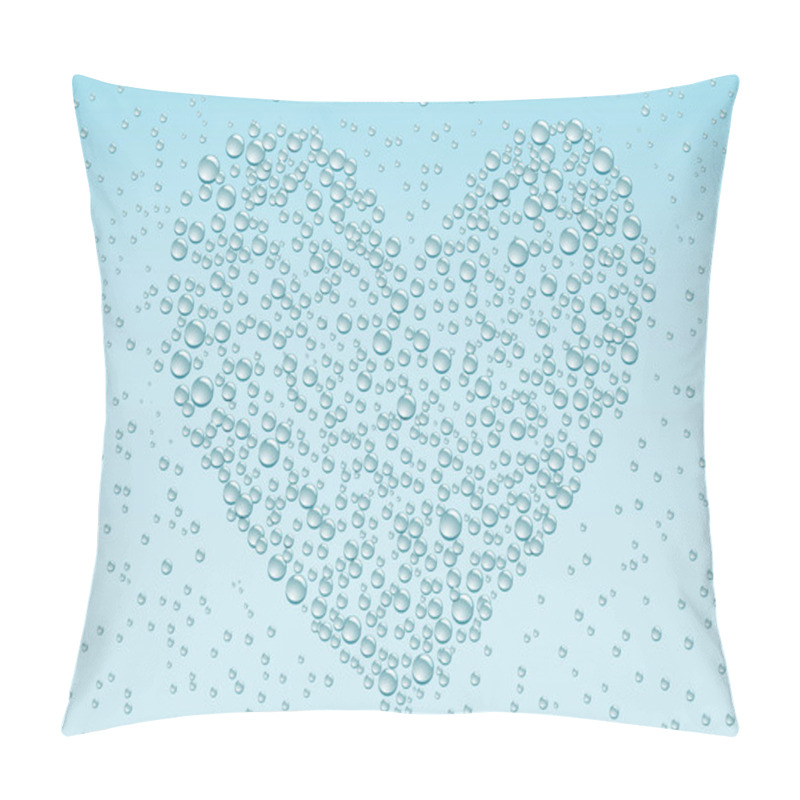 Personality  Drops_heart_background Pillow Covers