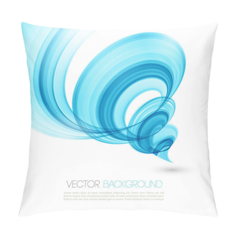 Personality  Abstract Twist Line  Background. Template Brochure Design Pillow Covers