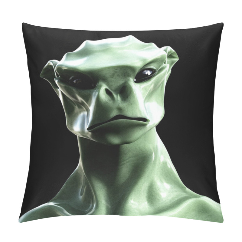 Personality  Digital 3D Illustration Of A Creepy Creature Pillow Covers