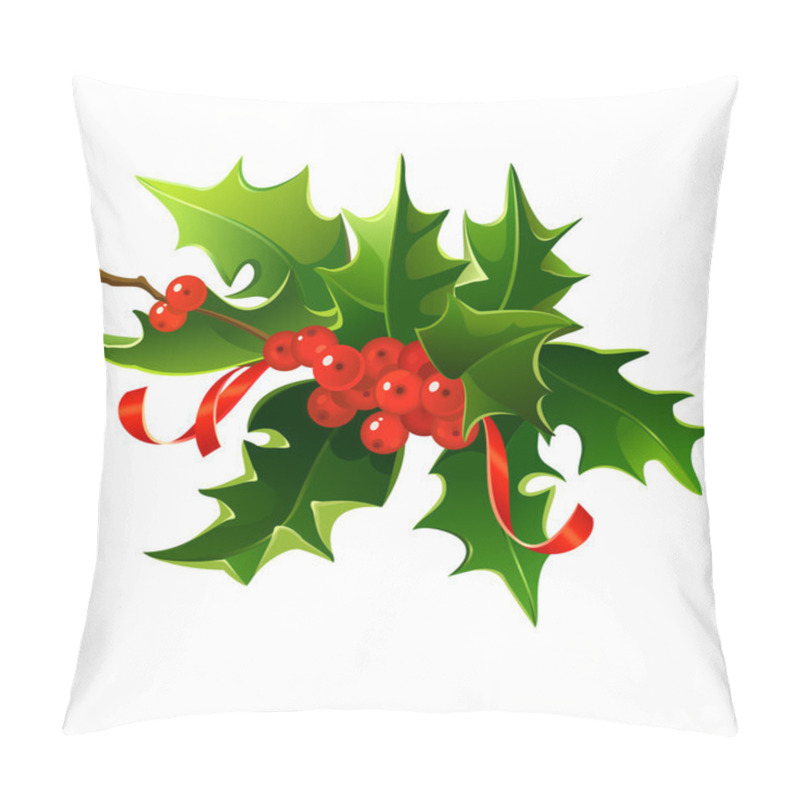 Personality  Holly Berries Pillow Covers