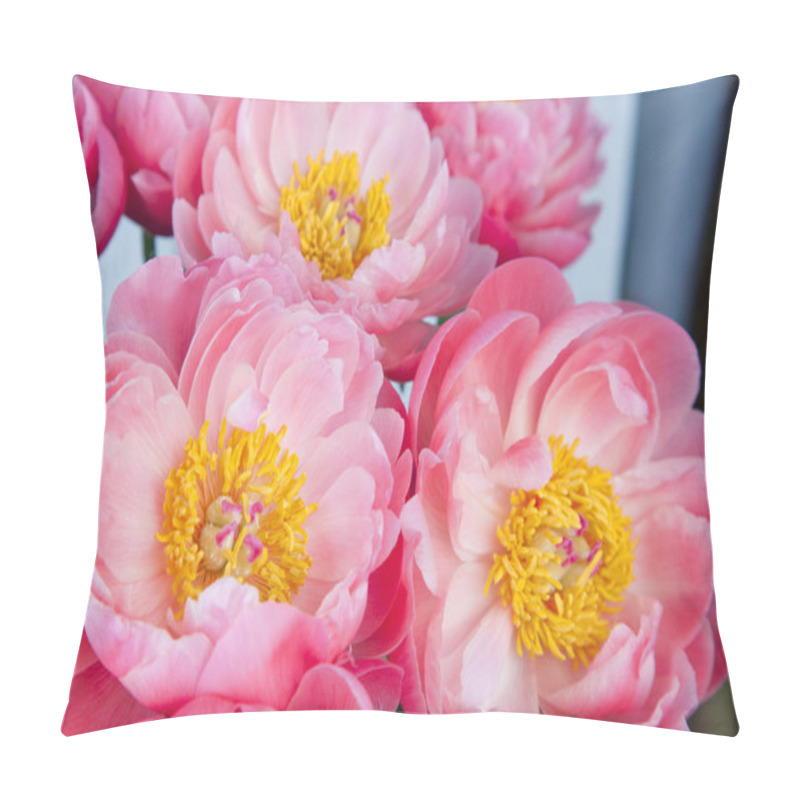 Personality  Bouquet Of Pink Peonies Pillow Covers