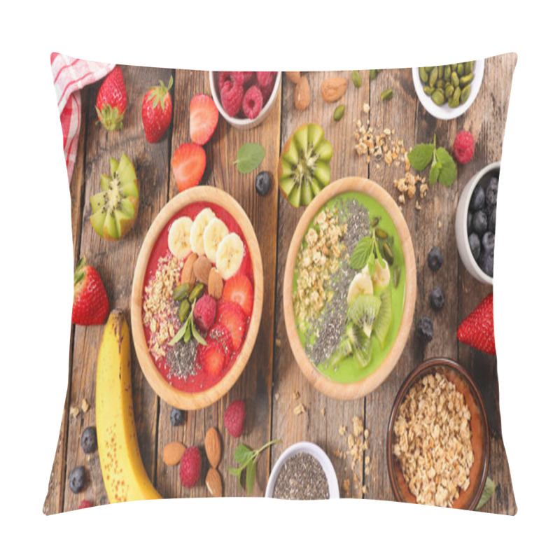 Personality  Healthy Breakfast Composition Pillow Covers