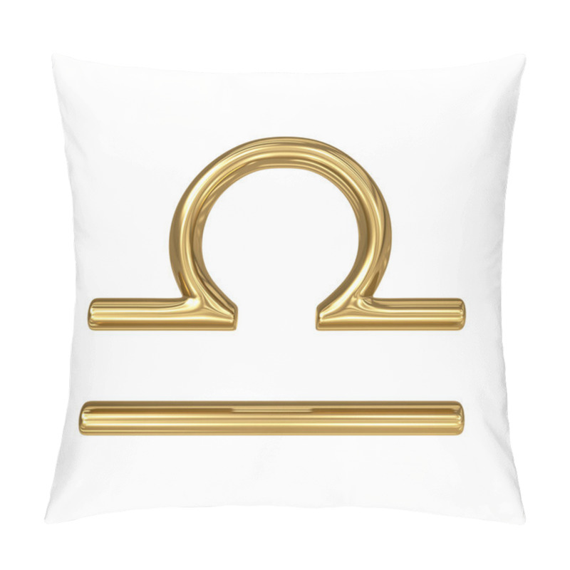 Personality  Horoscope: Golden Sign Of The Zodiac - Libra Pillow Covers