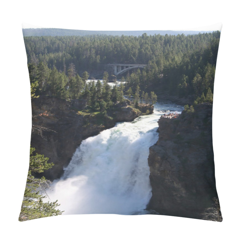 Personality  Yellowstone National Park Waterfall Pillow Covers