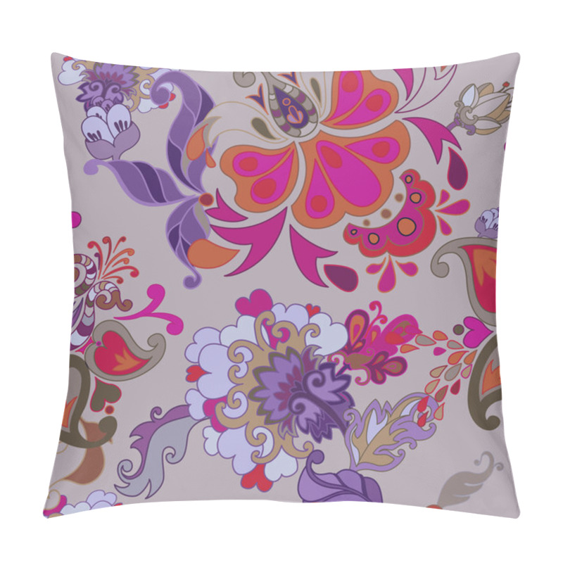 Personality  Decorative Floral Boho Seamless Pattern Pillow Covers