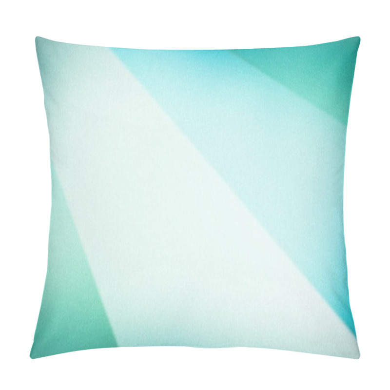 Personality  Abstract 4K Gradient Background With Soft Tones Of Teal, Green, And White Geometric Stripes, Highlighted By A Grainy Texture And Smooth Blur Effect Pillow Covers