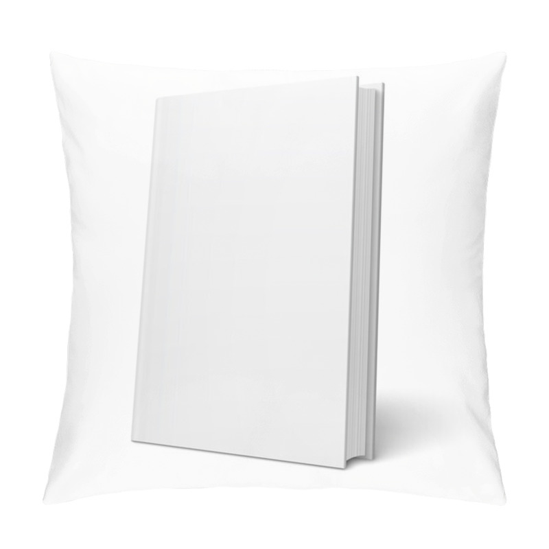 Personality  Blank Vertical Book Template. Pillow Covers