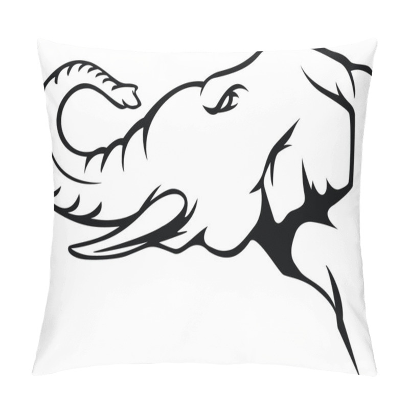 Personality  Elephant Symbol Illustration Pillow Covers