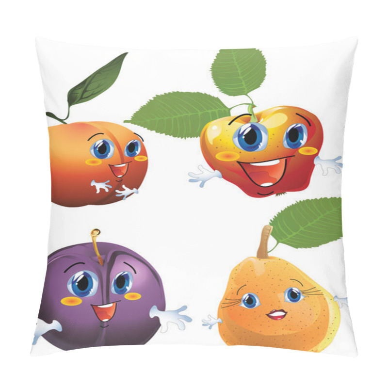 Personality  Cartoon Fruits Pillow Covers