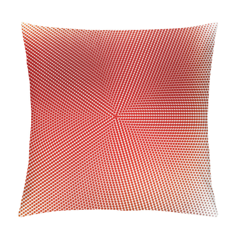 Personality  Illustration With Halftone Background Pillow Covers