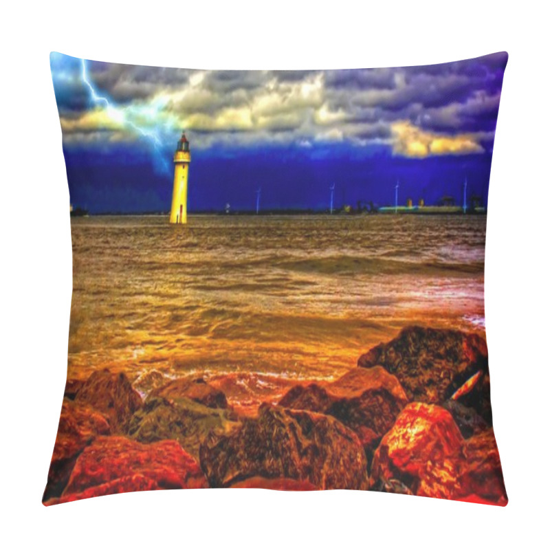 Personality  Fort Perch Lighthouse Pillow Covers