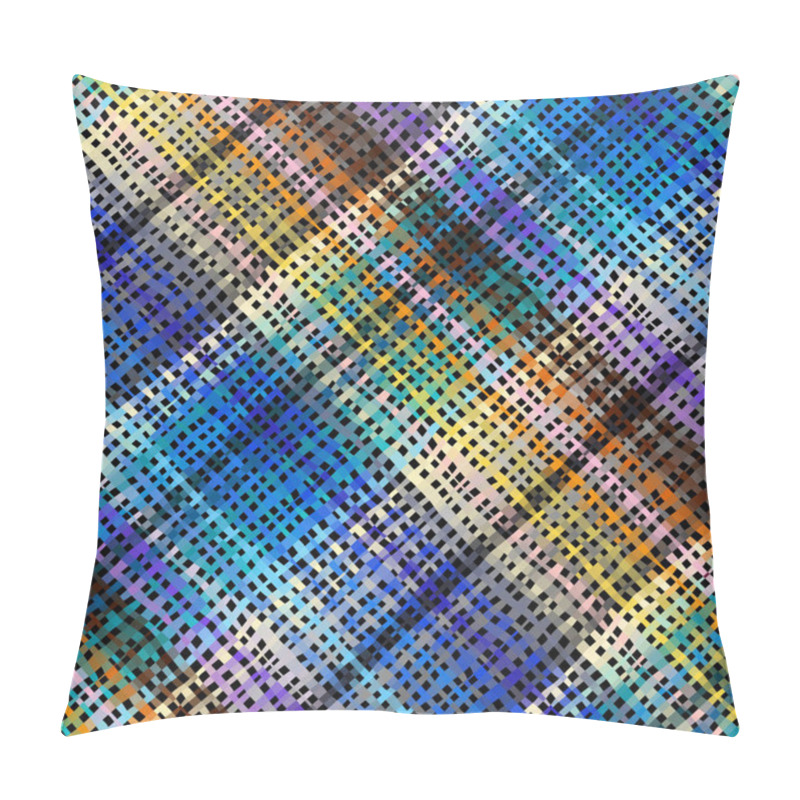 Personality  Imitation Of A Texture Of Rough Canvas. Seamless Pattern. Pillow Covers