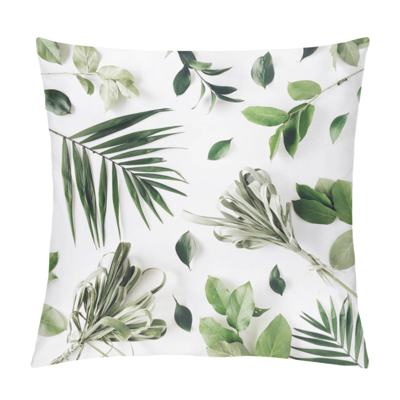 Personality  Pattern With Flowers, Branches, Leaves And Petals Pillow Covers