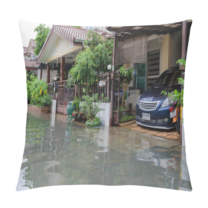 Personality  Water Flood Village Pillow Covers